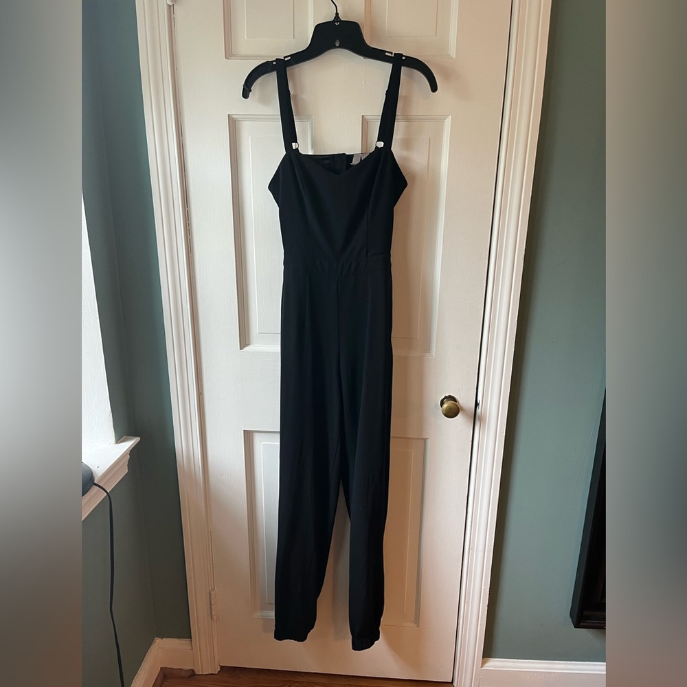 Black Jumpsuit with Cutout